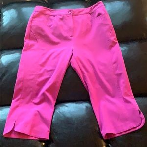 EP Pro Pink Golf Capri Pants Size:10